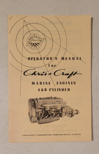Chris craft manuale operatore - craft,