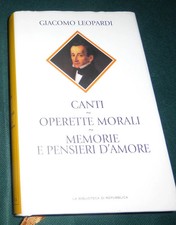 GIACOMO LEOPARDI CANTI