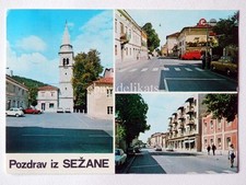 Pozdrav iz SEZANE SESANA Slovenia Slovenija AK vecchia cartolina 
