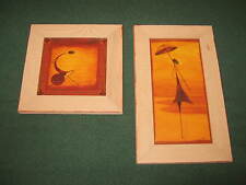 Arredamento/Quadro/Stampa/Cornice Legno/Wooden Frame"ETNICO"Effetto Grezzo/Pz.2