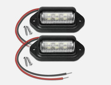 2x Lampade Luce Targa 6 LED