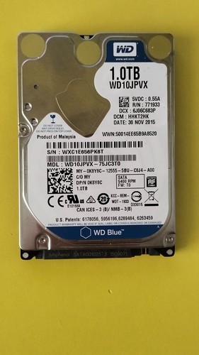 Hdd 1tb blue wd10jpvx - wd,