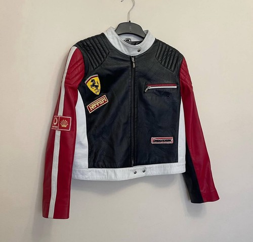 Giacca pelle donna ferrari - giacca,