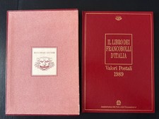 Il libro dei francobolli d'Italia 1989 - completo di francobolli con copertina 