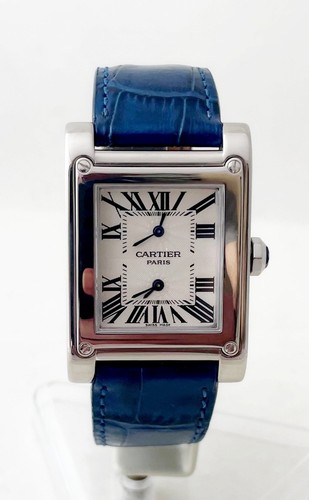 Cartier tank vis dual time - a,