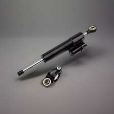AMMORTIZZATORE DI STERZO MOTO UNIVERSALE 256 MM NERO 16 REGOLAZIONI