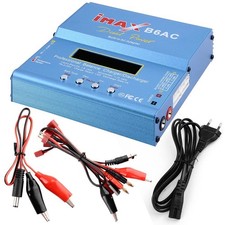 iMAX B6AC 80W Balance Alimentatore LCD Digitale RC LiPo NiMh Batteria Caricabatterie