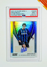 Panini Score Serie A PSA 9 Diego Milito #SSDMI Auto FC Inter 2021-22 Inglese /25