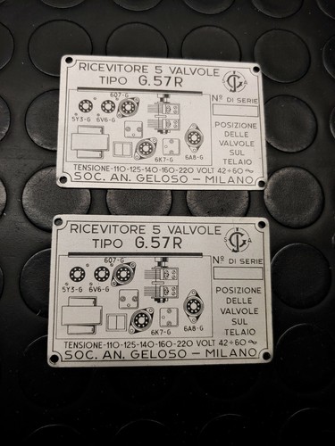Radio geloso 57r - radio, g.57r
