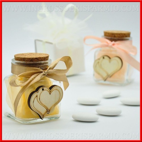 Barattoli shabby vetro - shabby,