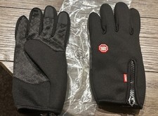 Guanti neri unisex antivento