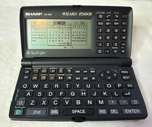 Sharp wizard 630 256kb - sharp,