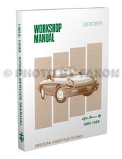 Alfa Romeo Spider Shop Manual