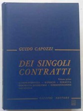 Dei singoli contratti. Volume primo.
