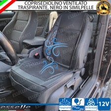 COPRI SEDILE VENTILATO 24 VENTOLE TRASPIRANTE TOYOTA AYGO 1 CON BORDO SIMILPELLE