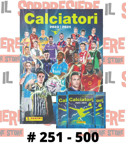 Calciatori panini 2023 2024 - calciatori, 2023-24