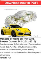 Manuale officina porsche - manuale,