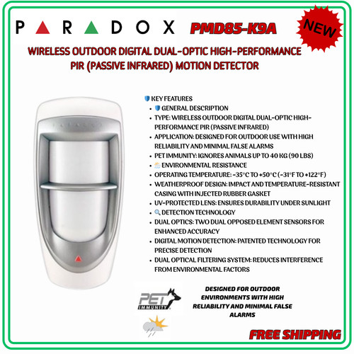 Paradox pmd85 movimento pir - movimento,