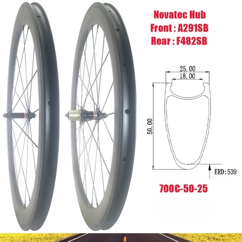 Set ruote carbonio 700c bici - ruote,