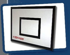 (05) TABELLONE MINIBASKET OUTDOOR + TELAIO RINFORZO IN ACCIAIO + CANESTRO+RETINA