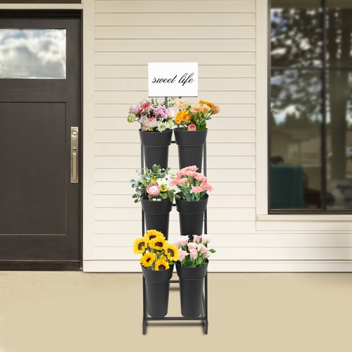 Espositore fiori nero - , 3
