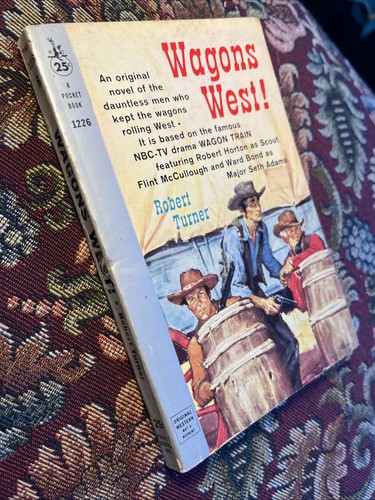 Wagons west vintage novel - vintage, pb