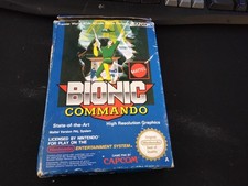 BIONIC COMMANDO NINTENDO NES VERSIONE PAL A MATTEL ITALIANO ITA CIB 8 BIT CAPCOM