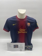 Maglia FC Barcelona Johan Cruyff firmata autografo Nike Olanda 158-170