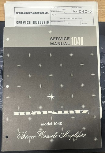 Manuale servizio marantz - manuale, di