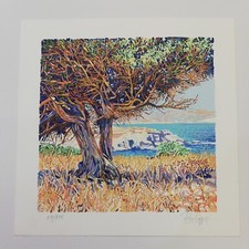 Cappugi Pino - Serigrafia polimaterica - Cm 25x25 - ALBERO A MILOS