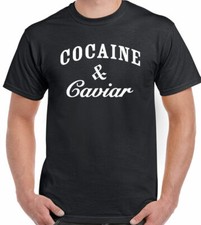 T-Shirt Cocaine E Caviale Uomo