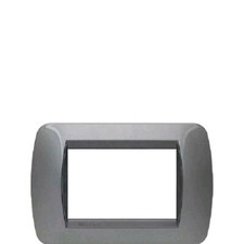 Placca bticino living acciaio - placca,