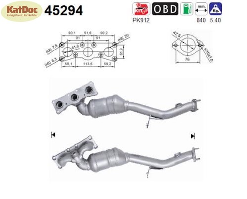 Catalizzatore per bmw - per,