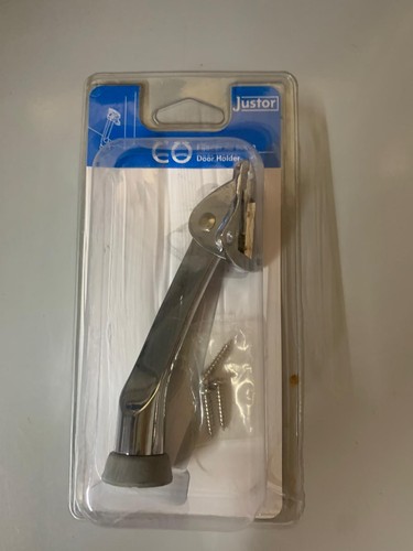 Blocca porta cromato justor - blocca-porta,