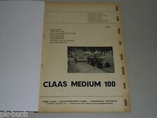 Catalogo Di Ricambi Lista Di Ricambi Pressa A Rullo Claas Medium 100, 07/1964