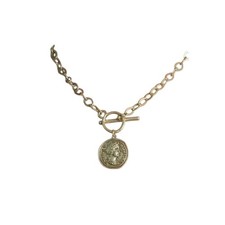 Collana con ciondolo moneta