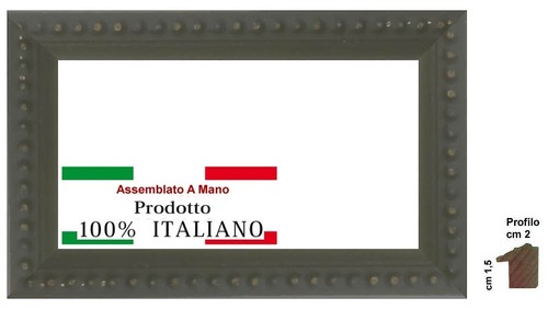 Cornice legno grigio - in,