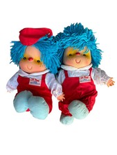 2x VINTAGE PLUSH DOLL HARD