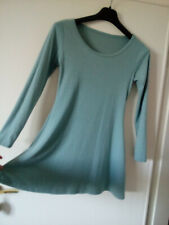 2 x abito tunica premaman tg S: verde acqua + marrone cappuccino