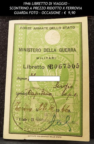1946 libretto viaggio da - libretto,