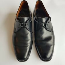 Churchs scarpe pelle nera Oslo uomo UK7 G larghezza Euro41 US8 Inghilterra vintage