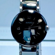 Orologio Donna RADO DiaStar 318.0594.3 Quadrante Nero Quarzo Usato Funzionant...
