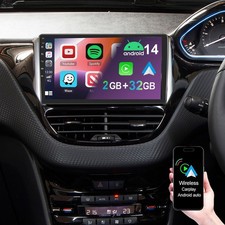 Per Peugeot 208/2008 2012-2018 10.1" Android 15 Autoradio GPS Navi BT WIFI 2+32G
