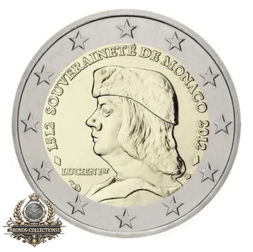 Euro monaco 2012 lucien 1er - euro,
