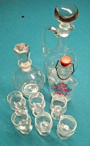 Set bicchieri caraffa liquore - set,