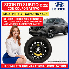 ?Kit Ruotino Scorta Hyundai Tucson 17” 5Fori 135/90 R17 OEM DOT 2025 ?