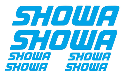 Adesivi showa azzurro 6pz - azzurro,