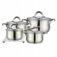 Set di 4 Pentole con Coperchi