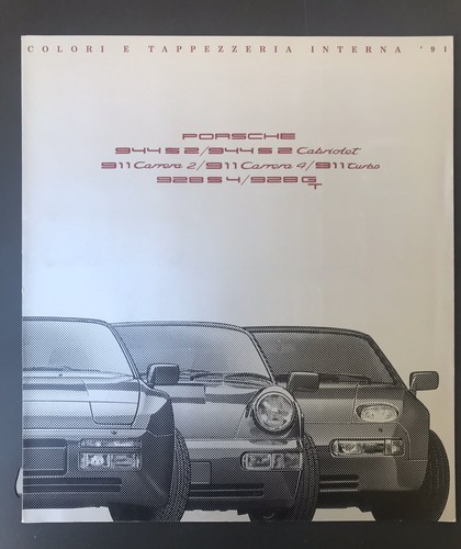 Porsche brochure colori - porsche,