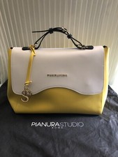 " PIANURA STUDIO " BORSA DONNA Col. GIALLO - 33X27X21cm - ORIGINALE